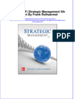 Full Download Ebook PDF Strategic Management 5Th Edition by Frank Rothaermel Ebook PDF Docx Kindle Full Chapter