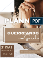 Planner Guerreando No Secreto