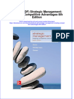 Full Download Ebook PDF Strategic Management Creating Competitive Advantages 8Th Edition Ebook PDF Docx Kindle Full Chapter