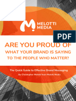 Are You Proud of What Your Brand Is Saying