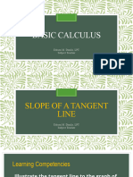 Slope of A Tangent Line
