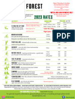 The Forest Activities Rates 2023
