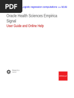 Oracle Empirica Signal User Guide and Online Help