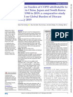 Disease Burden of COPD Attributable To PM2.5 in China, Japan and South Korea From 1990 To 2019: A Comparative Study Based On Global Burden of Disease Study 2019