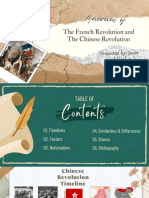 The French Revolution and The Chinese Revolution 