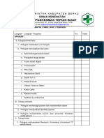 Daftar Tilik Kespro Catin