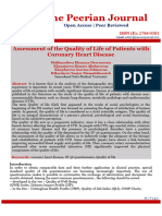 The Peerian Journal: Assessment of The Quality of Life of Patients With Coronary Heart Disease