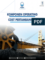 Komponen Cost Operating Pertambangan