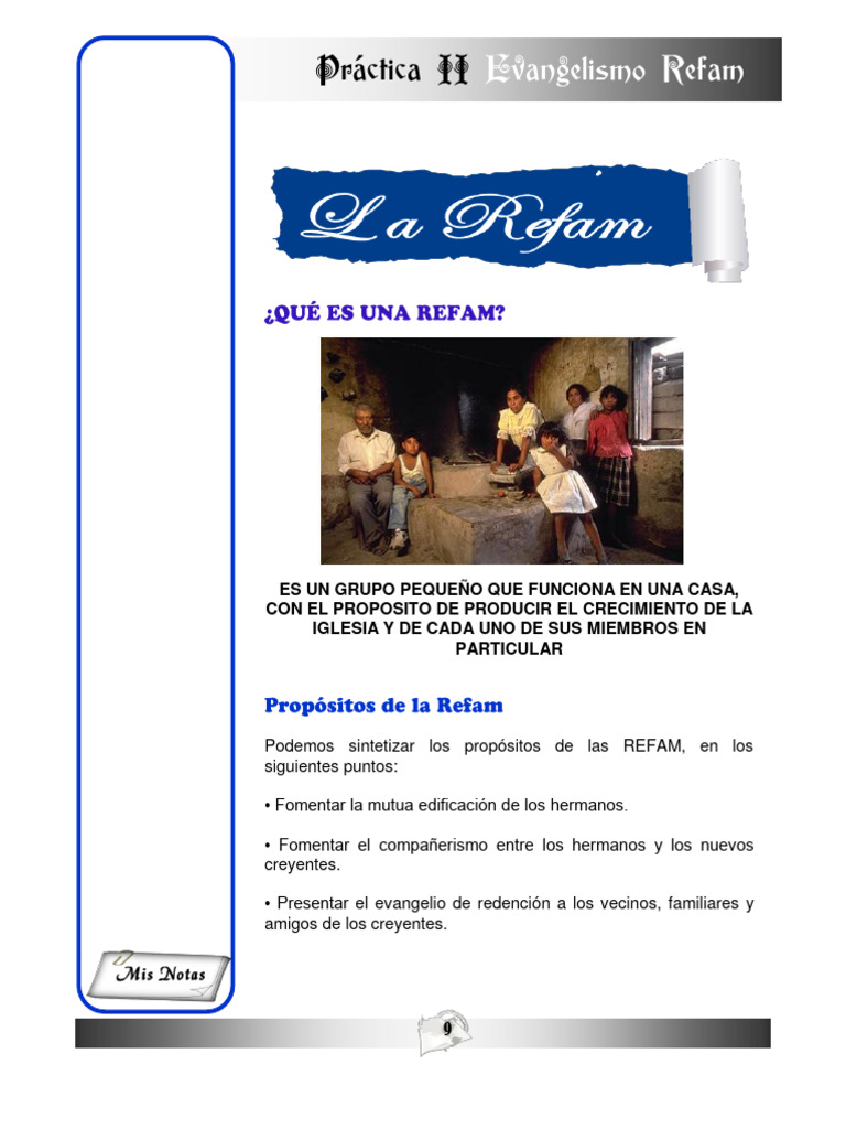 Guía Práctica para REFAM en Evangelismo | PDF | Iglesia cristiana ...