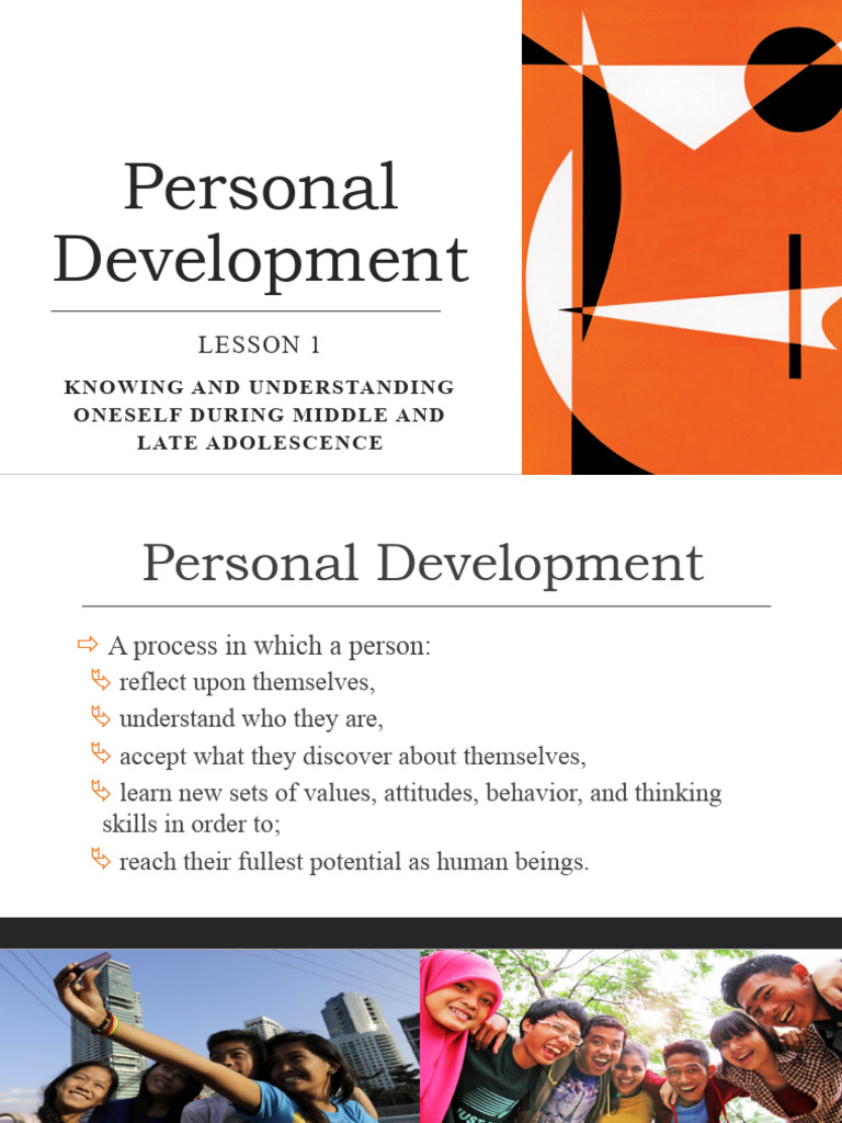 Module 1 knowing and understanding oneself during middle and late