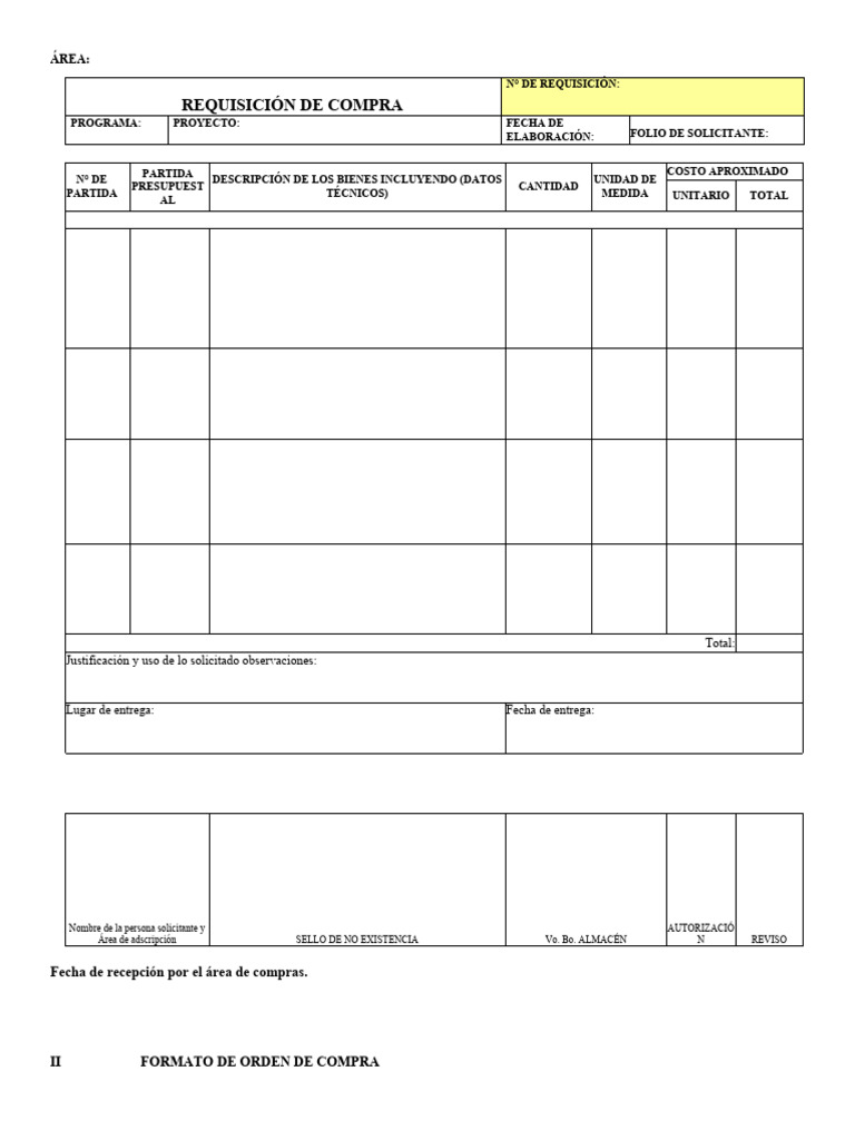 EJERCICIO 2 REQUISICIÓN Y ORDEN DE COMPRA | PDF