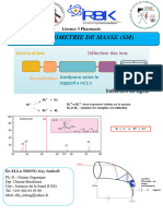 Spectroscopie de Masse