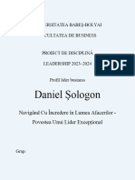 Profil Lider Business-Daniel Sologan