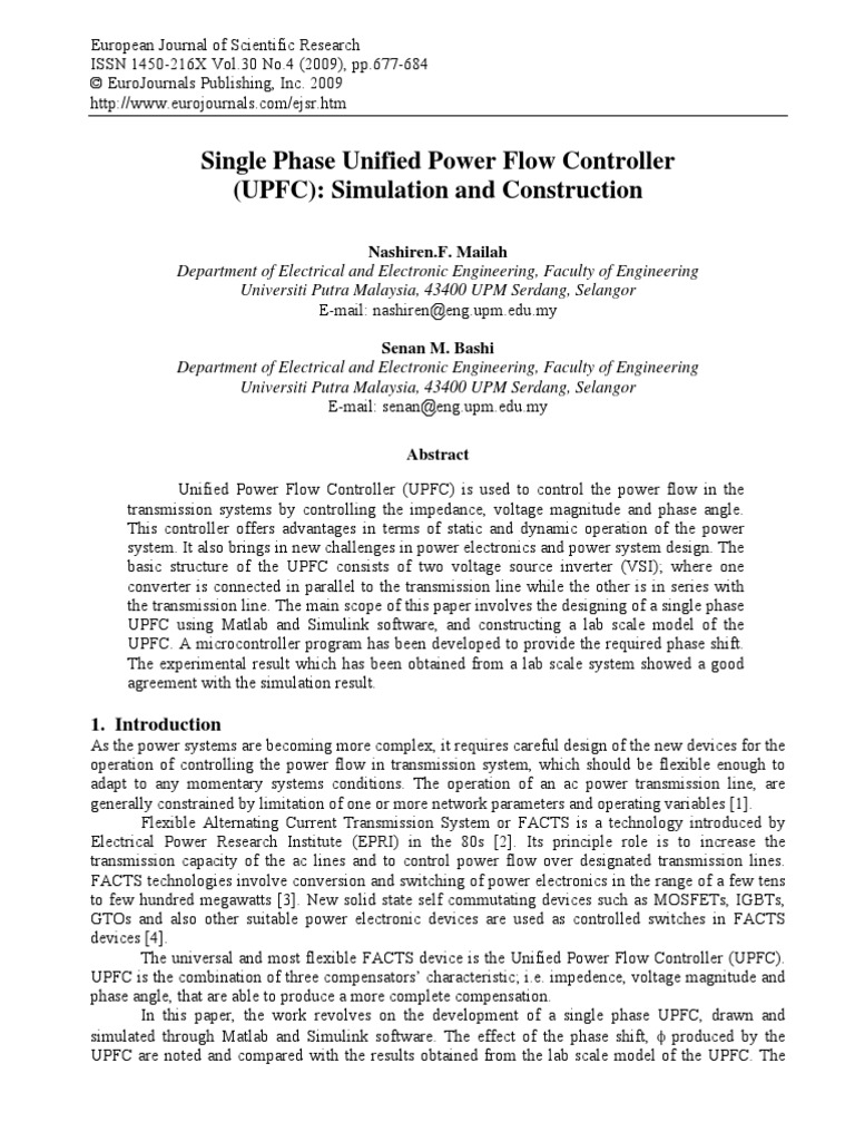 Basic Upfc Paper | PDF