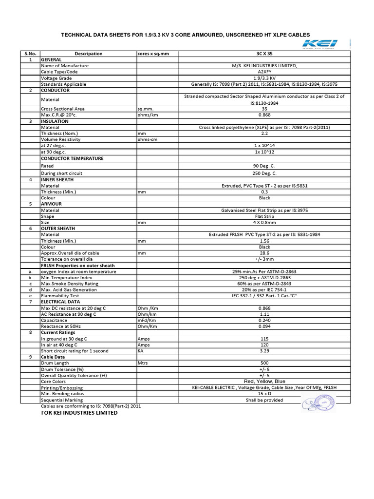 1 93 3kv 3cx 35 sqmm cable gtp download free pdf electrical
