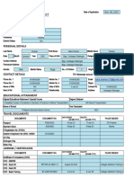 Application Form - Deck Cadet Alvarez