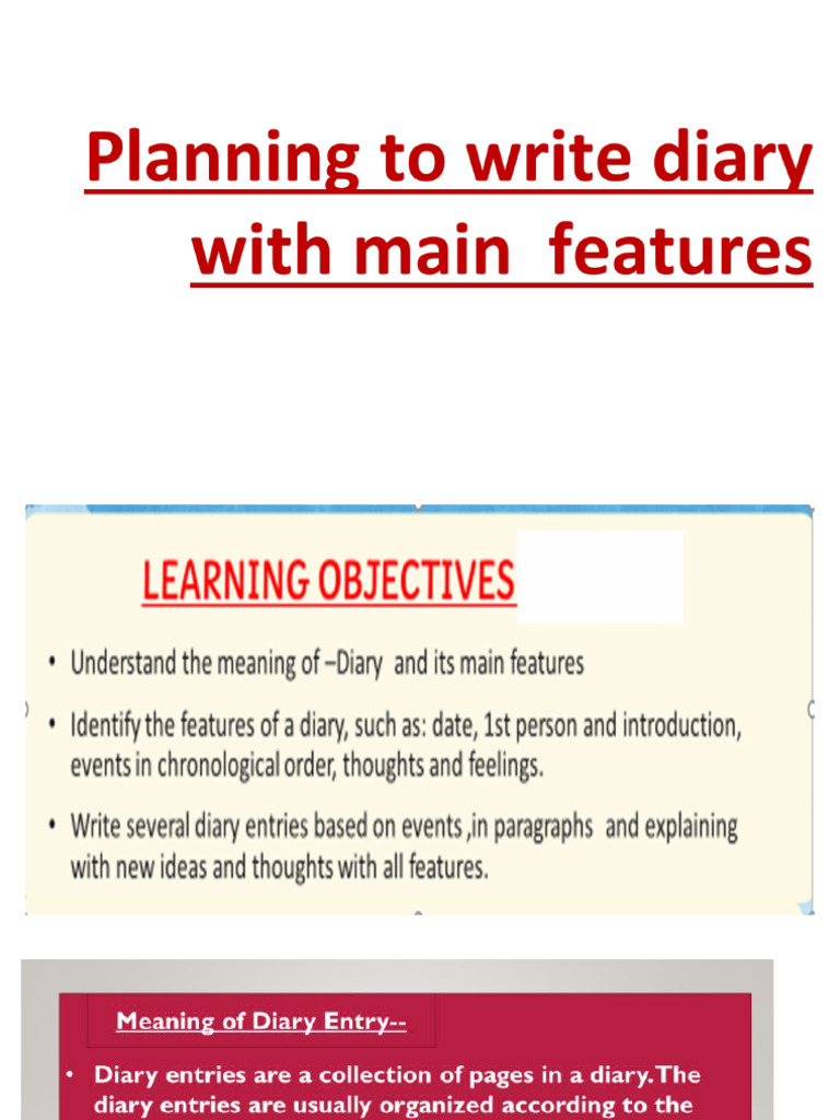 PPT-NOTES-DIARY ENTRY - 1684825730.pptx - 1202 | PDF