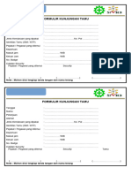 Formulir Kunjungan Tamu