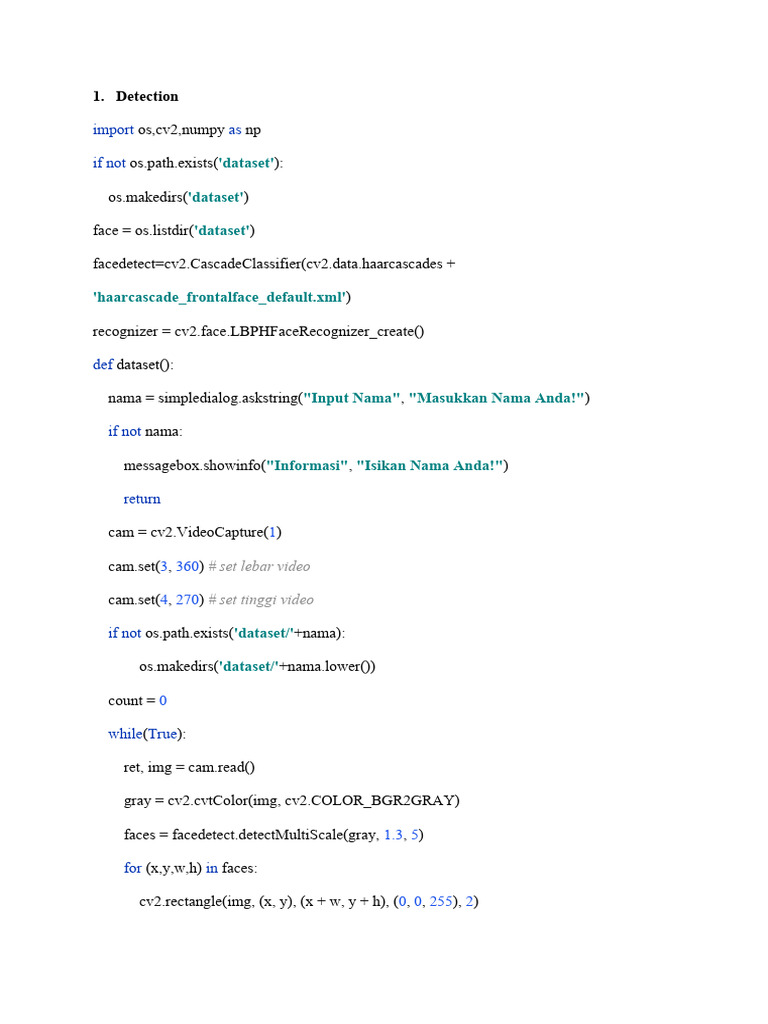 Coding Detection Dan Training | PDF | Computing | Data
