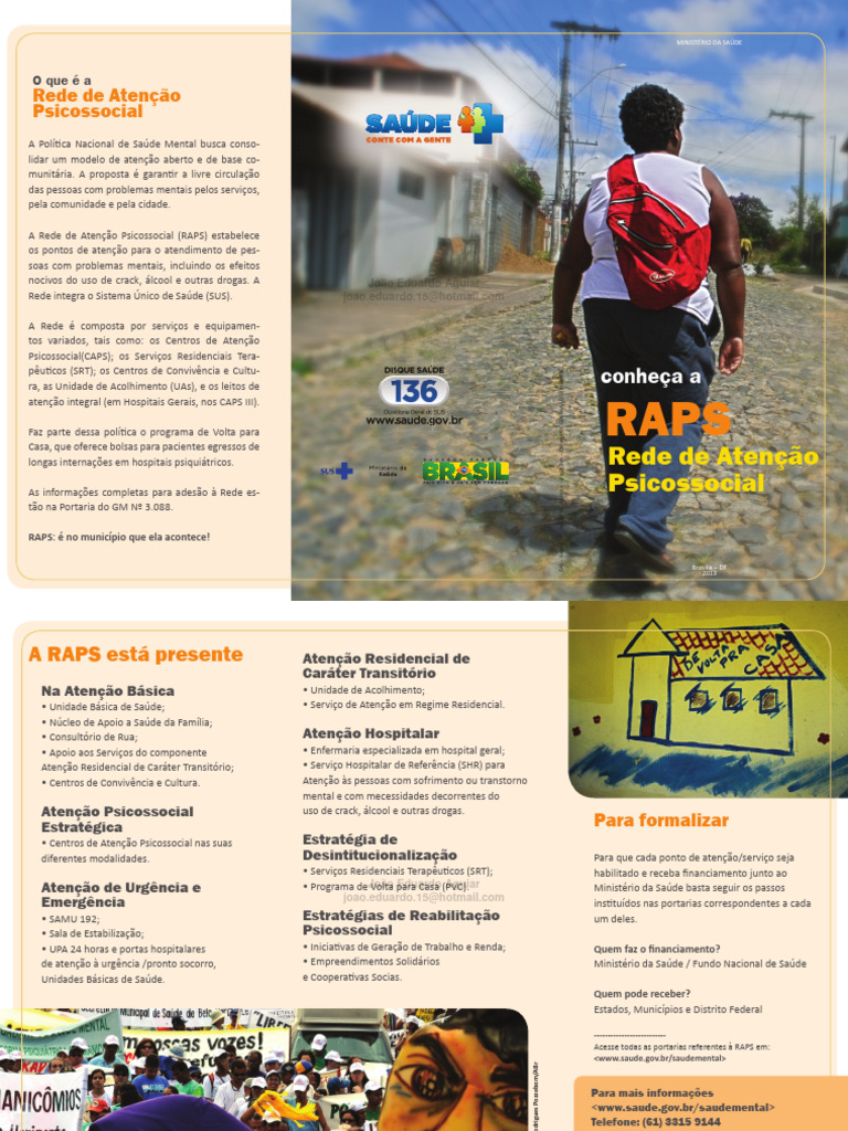 Conheca Raps Rede Atencao Psicossocial | PDF | Saúde mental | Sistema ...