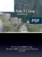 The Rails 3.1 Leap - 2011