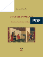 Jean Louis Schefer - L'Hostie Profanée. Histoire D'une Fiction Théologique (Extrait)