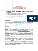 Material Uno, Derecho Mercantil Ii, Parcial I, Periodo Iii - 2023, Sept - Oct