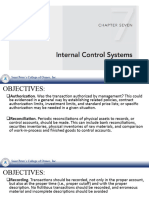 Chapter 7 Internal Controls