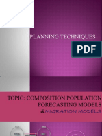 Composition Population Forecasting Models, Migration Models