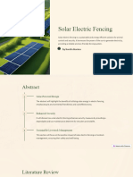 Solar Electric Fencing