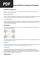 Travelling Salesman Problem