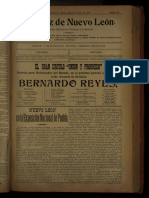 Voz de Nuevo Leon La. Periodico Semanal Politico y Literario. 1907. Segunda Epoca. No. 64 0002009745ocr