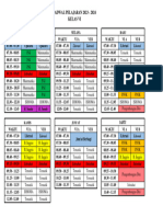 Jadwal Pelajaran Baru Vi