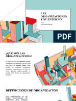 Las Organizaciones y Su Entorno