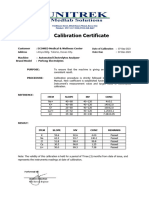 Ecomed Electrolytes Certificate