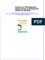 How To Download Case Solutions For Winninghams Critical Thinking Cases in Nursing 6Th Edition by Harding Ebook PDF Docx Kindle Full Chapter