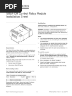 SIGA CR Est Manual Instalacion SH Ingenieria - PDF RELAY