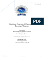 Statistical Analysis of Compressive Strength of Concrete