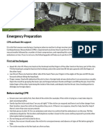 Emergency Preparation - Natural Disasters, First Aid, and CPR - Police Managers' Guild Trust