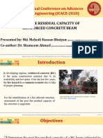 POST FIRE RESIDUAL CAPACITY OF REINFORCED CONCRETE BEAM (Paper ID 741)