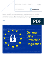 12.1 Análisis Normativo GDPR y CCPA. Modelos de Gestión de Riesgos de Seguridad - Platzi