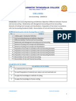 Unit-Wise Notes Cost Accounting