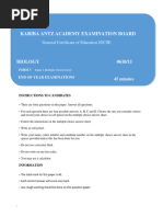 12-Page Exam Answer Booklet | PDF