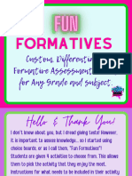 Fun Formatives