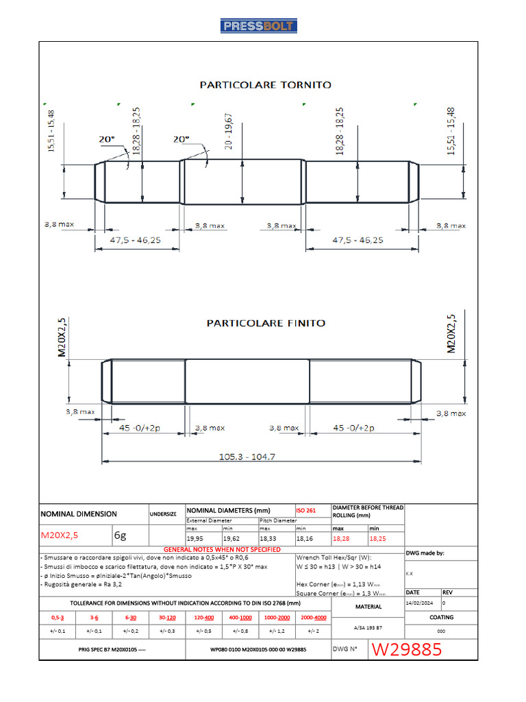 Nominal dimension 18 28 18 25 general notes when not specified pdf