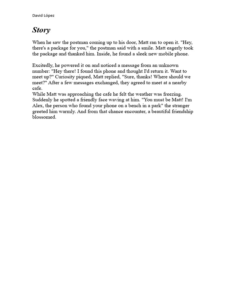 Story V2 | PDF
