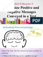 Q2 English8 Positive-And-Negative Messages
