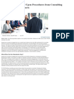 Distinguishing Agreed-Upon Procedures From Consulting Engagements and Reports