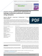 Arti Cial Neural Network Based Optimization For Hydrogen Puri Cation Performance of Pressure Swing Adsorption