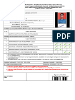 Exam Form Application of Candidate For